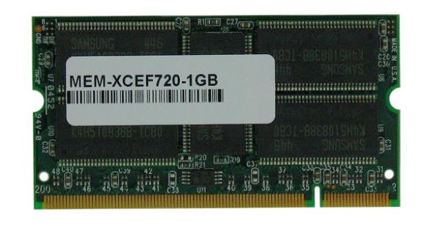 MEM-XCEF720-1GB Cisco 1GB PC-2100 DDR-266MHz CL2 200-Pin 2.5V Memory Module