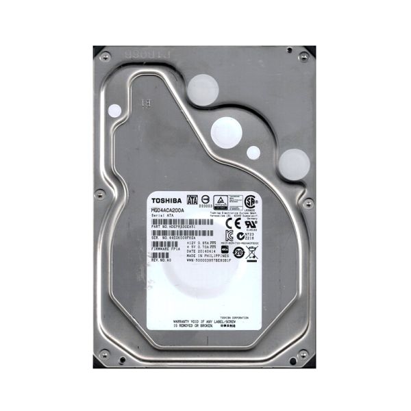 MG04ACA200A Toshiba Enterprise 2TB 7200RPM SATA 6GB/s 128MB Cache 3.5-inch Hard Disk Drive