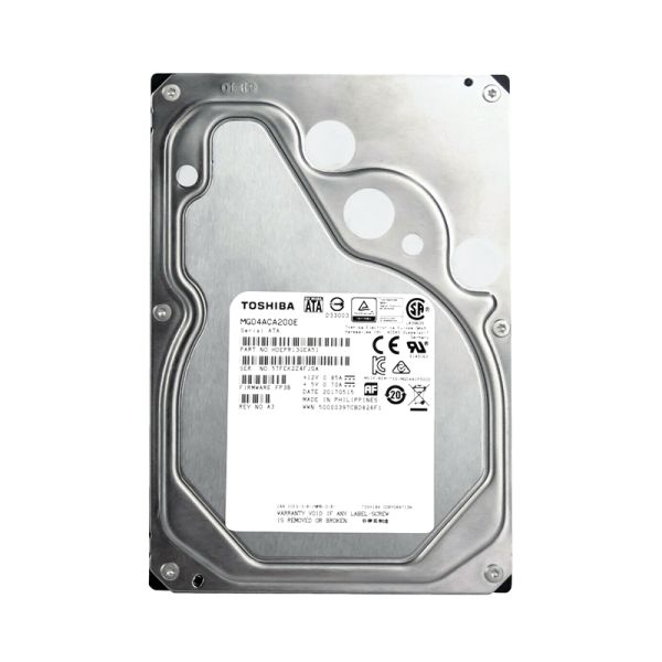 MG04ACA200E Toshiba 2TB 7200RPM 64MB Cache SATA 6GB/s 3.5-inch Hard Drive