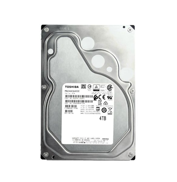 MG04ACA400E Toshiba 4TB 7200RPM 128MB Cache SATA 6GB/s 3.5-inch Hard Drive
