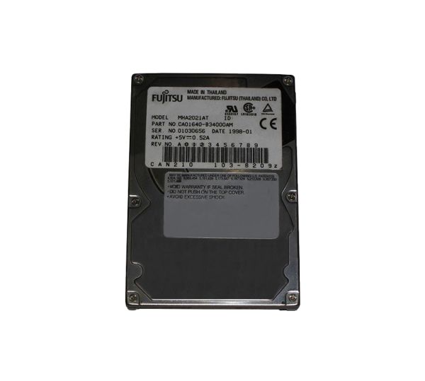 MHA2021AT Fujitsu Mobile 2.16GB 4200RPM ATA/IDE 128KB Cache 2.5-inch Hard Drive