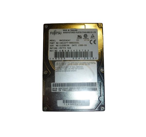 MHC2040AT Fujitsu Mobile 4.09GB 4000RPM ATA-33 512KB Cache 2.5-inch Hard Drive