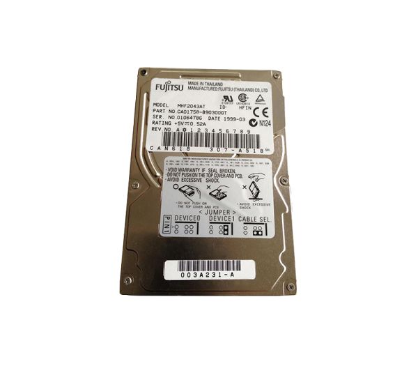 MHF2043AT Fujitsu Mobile 4.32GB 4200RPM ATA-33 512KB Cache 2.5-inch Hard Drive
