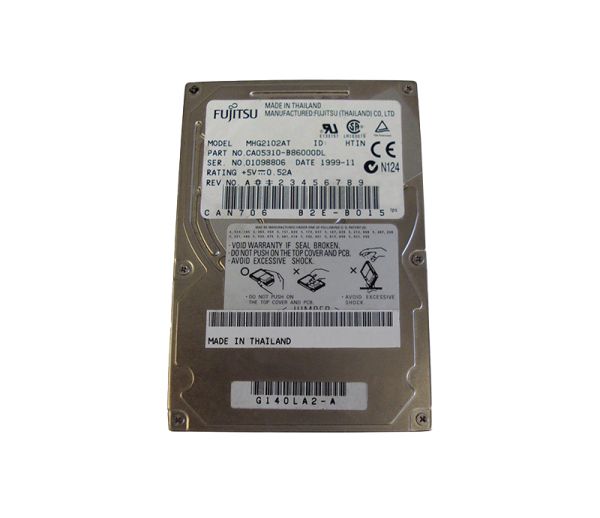 MHG2102AT Fujitsu Mobile 10GB 4200RPM ATA-33 512KB Cache 2.5-inch Hard Drive