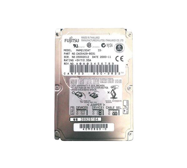 MHM2150AT Fujitsu Mobile 15GB 4200RPM ATA-66 2MB Cache 2.5-inch Hard Drive