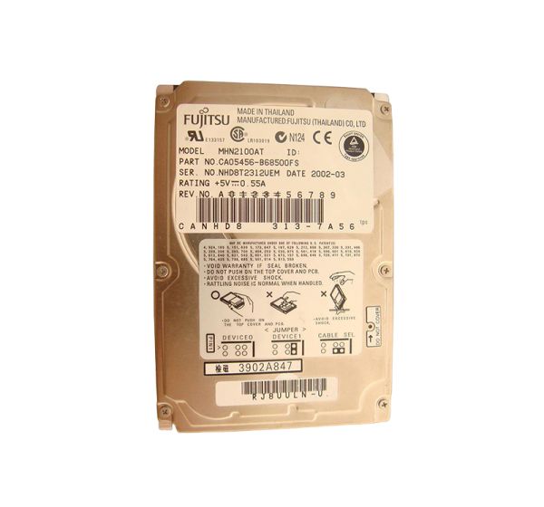 MHN2100AT Fujitsu Mobile 10GB 4200RPM ATA-100 2MB Cache 2.5-inch Hard Drive