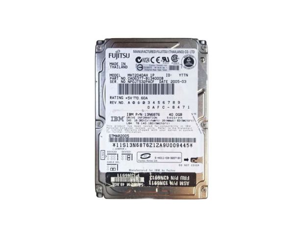 MHT2040AH1P Fujitsu Mobile 40GB 5400RPM ATA-100 8MB Cache 2.5-inch Hard Drive
