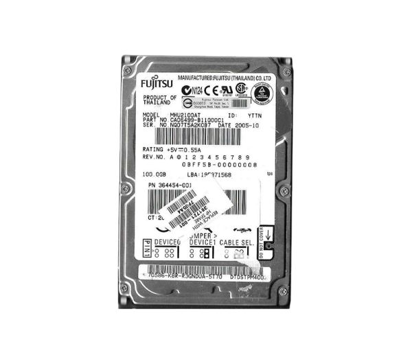MHV2100AT Fujitsu 100GB 4200RPM 8MB Cache ATA/IDE-100 44-Pin 2.5-inch Internal Laptop Hard Drive