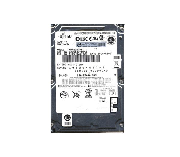 MHV2120AH Fujitsu Mobile 120GB 5400RPM ATA-100 8MB Cache 2.5-inch Internal Hard Disk Drive