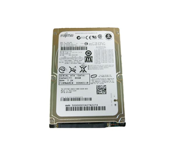 MHW2080BK Fujitsu 80GB 7200RPM 8MB Cache SATA 7-Pin 2.5-inch Mobile Hard Drive