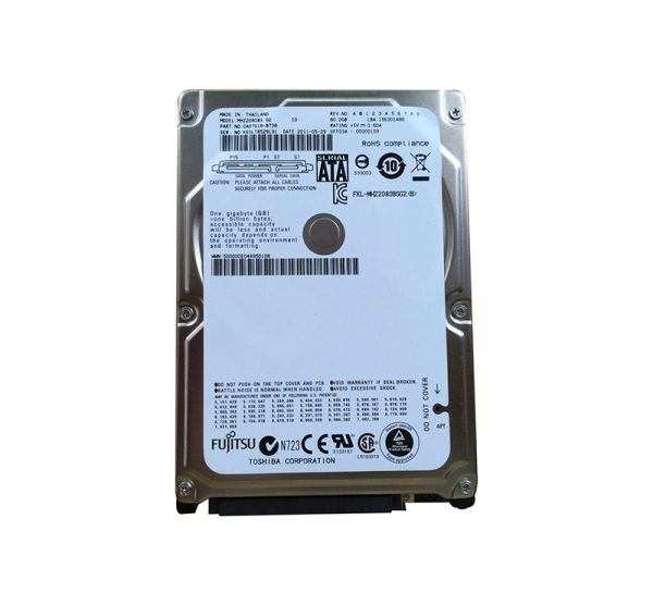 MHZ2080BS Fujitsu Mobile 80GB 5400RPM SATA 1.5GB/s 8MB Cache 2.5-inch Internal Hard Disk Drive
