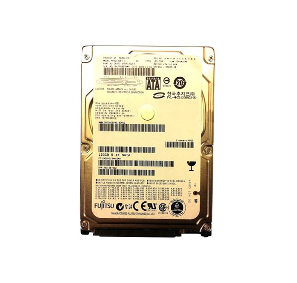 MHZ2120BS Fujitsu Mobile 120GB 5400RPM SATA 3GB/s 8MB Cache 2.5-inch Hard Drive
