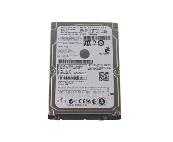 MJA2160BH Fujitsu 160GB 5400RPM 8MB Cache SATA 3GB/s 7-Pin 2.5-inch (rohs) Hard Drive (m