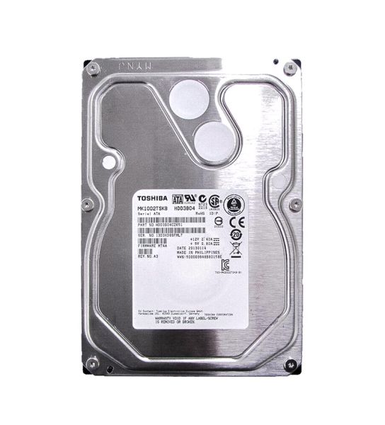 MK1002TSKB Toshiba 1TB 7200RPM 3.5-inch 64MB Cache SATA-3GB/SEC Internal NEAR LINE Hard Drive