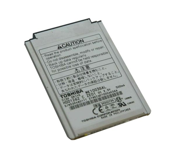 MK1003GAL Toshiba 10GB ATA-100 4200RPM 1.8-inch Hard Disk Drive