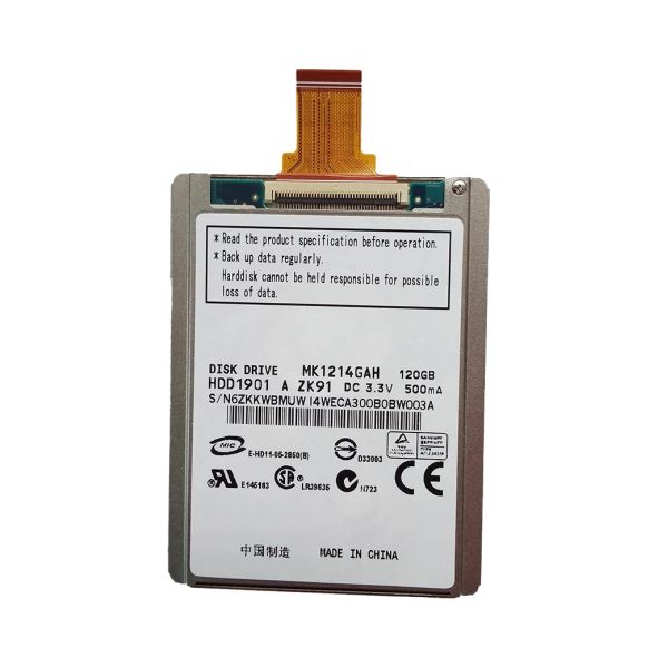 MK1214GAH Toshiba 120GB 4200RPM ATA-100 (ZIF) 8MB Cache 1.8-inch Hard Disk Drive