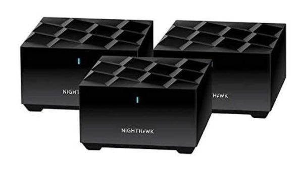 MK63-100NAS Netgear Nighthawk Whole Home Mesh WiFi 6 System, 3-Pack