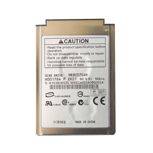 MK8007GAH Toshiba 80GB 4200RPM 2MB Cache ATA-100 1.8-inch Laptop Hard Drive
