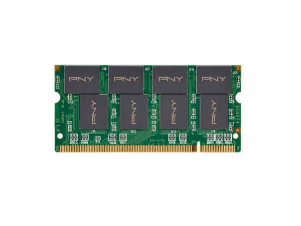 MN0512SD1-333 PNY Technology 512MB PC2700 DDR-333MHz non-ECC Unbuffered CL2.5 200-Pin SoDimm 2.5V Dual Rank Memory Module