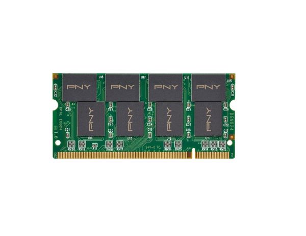 MN1024SD1-333 PNY Technology 1GB PC2700 DDR-333MHz non-ECC Unbuffered CL2.5 200-Pin SoDimm 2.5V Single Rank Memory Module