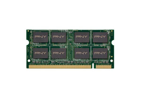 MN1024SD2-667 PNY Technology 1GB PC2-5300 DDR2-667MHz non-ECC Unbuffered CL5 200-Pin SoDimm 1.8V Dual Rank Memory Module