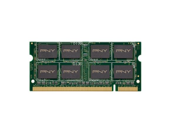 MN2048SD2-667 PNY Technology 2GB PC2-5300 DDR2-667MHz non-ECC Unbuffered CL5 200-Pin SoDimm 1.8V Dual Rank Memory Module
