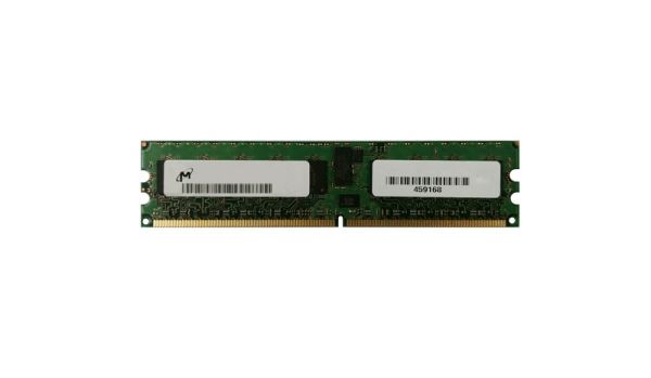 MT18HTF12872DY-40EA1 Micron Technology 1GB DDR2-400MHz PC2-3200 ECC Registered CL3 240-Pin DIMM Dual Rank Memory Module