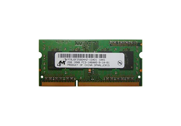 MT8JSF25664HZ-1G4D1 Micron Technology 2GB DDR3-1333MHz PC3-10600 non-ECC Unbuffered CL9 204-Pin SoDimm 1.35V Low Voltage Memory Module