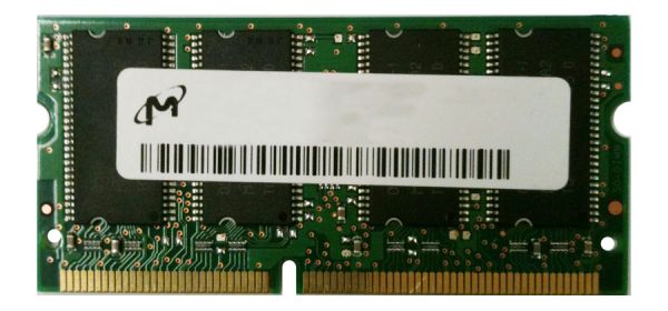 MT8LSDT3264HY-133 Micron Technology 256MB 133MHz PC133 non-ECC Unbuffered CL3 144-Pin SoDimm Dual Rank Memory Module