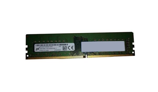 MTA16ATF2G64AZ-3G2E1 Micron Technology 16GB PC4-25600 DDR4-3200MHz non-ECC Unbuffered CL22 UDIMM 1.2V Dual-Rank Memory Module