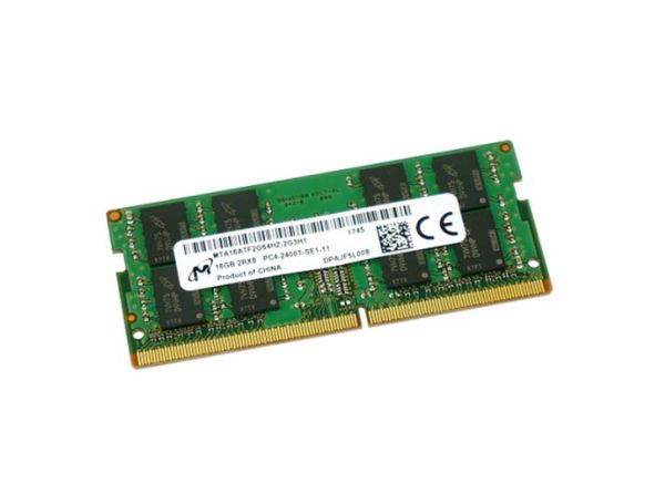 MTA16ATF2G64HZ-2G1B1 Micron Technology 16GB DDR4-2133MHz PC4-17000 non-ECC Unbuffered CL15 260-Pin SoDimm 1.2V Memory Module