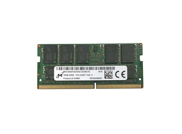 MTA18ASF2G72HZ-2G3B1ZG Micron Technology 16GB PC4-19200 DDR4-2400MHz ECC Unbuffered CL17 SoDIMM 1.2V Dual-Rank Memory Module