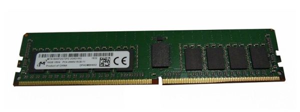 MTA18ASF2G72PZ-2G6 Micron Technology 16GB DDR4-2666MHz PC4-21300 ECC Registered CL19 288-Pin 1.2V Single Rank DIMM Memory Module