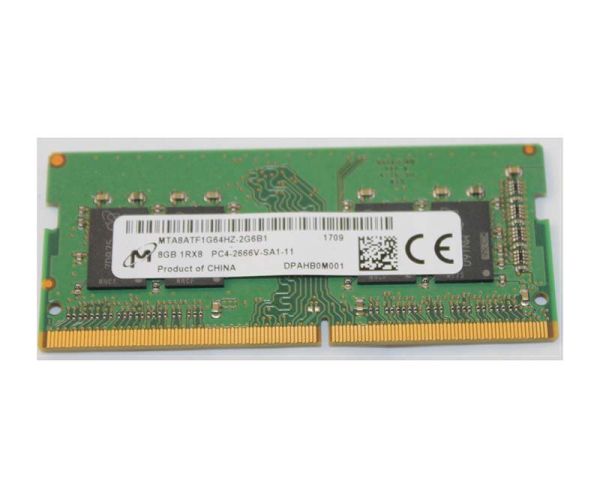 MTA8ATF1G64HZ-2G6B1 Micron Technology 8GB PC4-21300 DDR4-2666MHz non-ECC Unbuffered CL19 SoDIMM 1.2V Single-Rank Memory Module