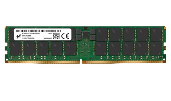 MTC40F204WS1RC48BB1 Micron 96GB DDR5-4800MHz PC5-38400 ECC Registered RDIMM CL40 2Rx4 1.1V 288-Pin Memory Module