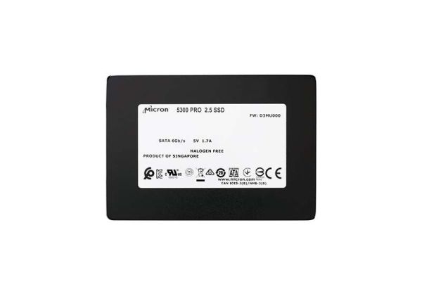 MTFDDAK1T9TDS-1AW1ZABYY Micron 5300 PRO Series 1.92TB Triple-Level Cell SATA 6Gb/s 3D NAND 2.5-Inch Solid State Drive