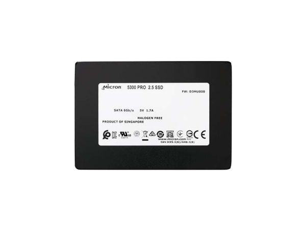 MTFDDAK240TDS-1AW1ZABYY Micron 5300 PRO Series 240GB Triple-Level Cell SATA 6Gb/s 3D NAND 2.5-Inch Solid State Drive