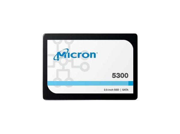 MTFDDAK3T8TDT-1AW1ZABYY Micron 5300 MAX Series 3.84TB Triple-Level Cell SATA 6Gb/s 3D NAND 2.5-Inch Solid State Drive