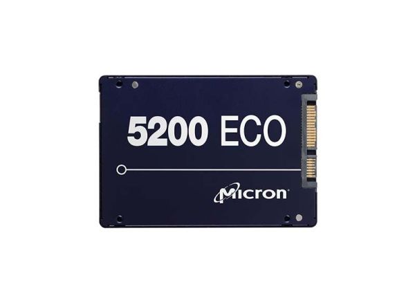 MTFDDAK7T6TDC-1AT1ZABYY Micron 5200 ECO Series 7.68TB Triple-Level Cell SATA 6Gb/s 3D NAND 2.5-Inch Solid State Drive