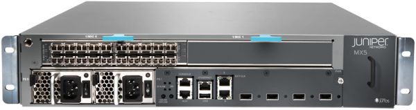 MX5BASE-T Juniper MX5 2 Slots Rack-mountable Router Chassis