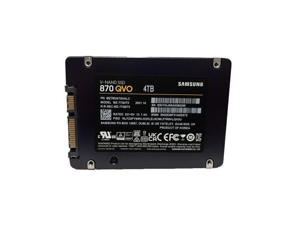 MZ-77Q8T0B/AM Samsung 870 QVO 8TB Multi-Level-Cell SATA 6Gb/s 2.5-inch Solid State Drive