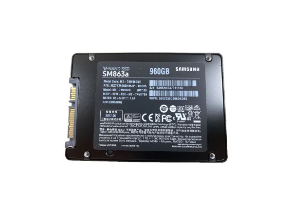 MZ-7KM960N Samsung SM863a Series 960GB SATA 6Gb/s 2.5-inch Enterprise 2.5 Solid State Drive