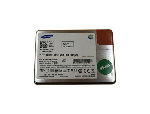MZ-7PA1280/01D Samsung 128GB SATA 3.0Gb/s 2.5-inch Hot-Swappable Solid State Drive