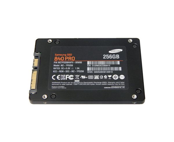 MZ-7PD256 Samsung 840 Pro Series 256GB SATA 6Gbps 2.5-inch MLC Internal Solid State Drive