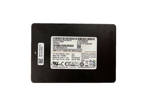 MZ-7TY2560 Samsung CM871a Series 256GB Triple-Level Cell SATA 6Gb/s 2.5-inch Solid State Drive