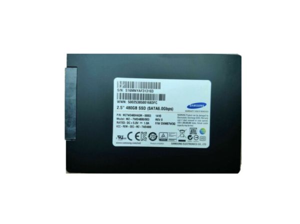 MZ-7WD4800/003 Samsung Enterprise SM843T 480GB SATA 6GB/s 2.5-inch MLC Solid State Drive