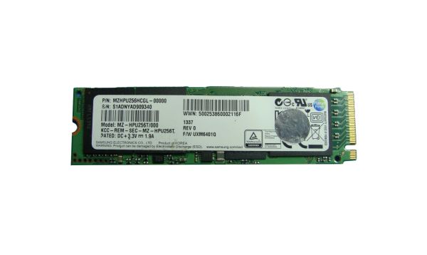 MZ-HPU256T Samsung XP941 Series 256GB Multi-Level Cell M.2 2280 PCI Express 2.0 x4 NVMe Solid State Drive