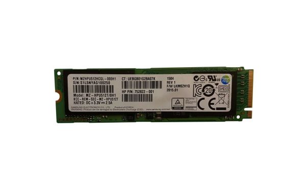 MZ-HPU512T/0H1 Samsung XP941 Series 512GB Multi-Level Cell M.2 2280 PCI Express 2.0 x4 NVMe Solid State Drive