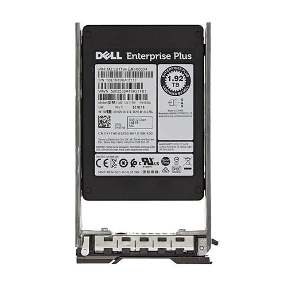 MZ-ILS1T9B Samsung PM1633a Series 1.9TB Triple-Level Cell SAS 12Gb/s 2.5-inch Solid State Drive
