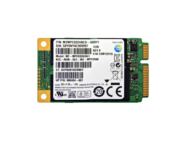 MZ-MPC0320/0H1 Samsung 32GB SSD mSATA Solid State Drive